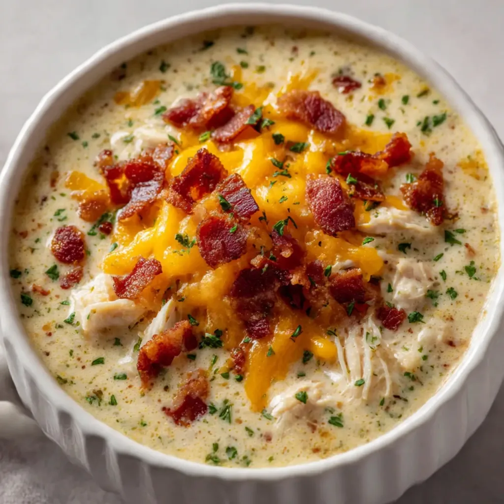 slow cooker crack chicken soup