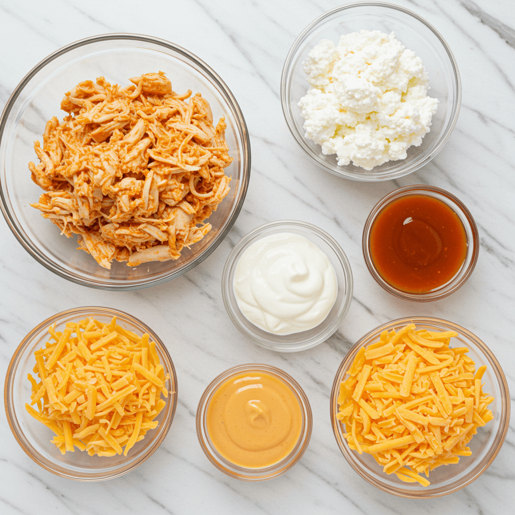buffalo chicken dip with cottage cheese ingredients