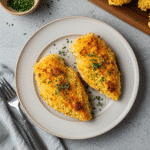 hellmann's mayo parmesan crusted chicken recipe served golden and crispy