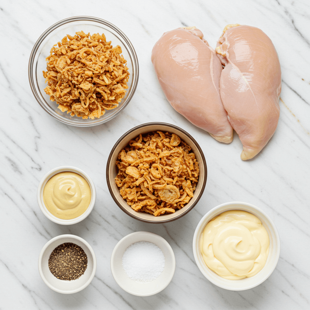 ingredients for onion crunch chicken hellofresh recipe