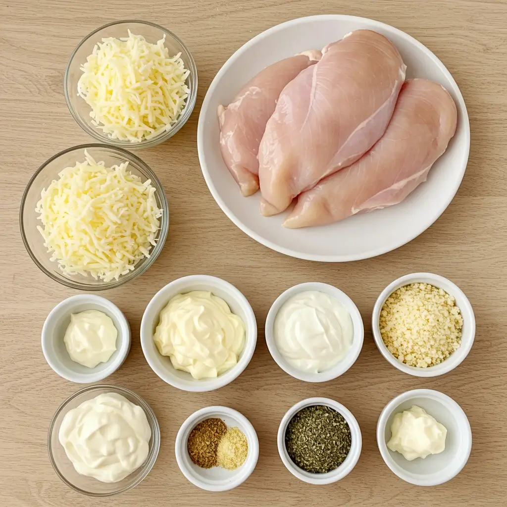 Ingredients for parmesan crusted chicken at LongHorn steakhouse