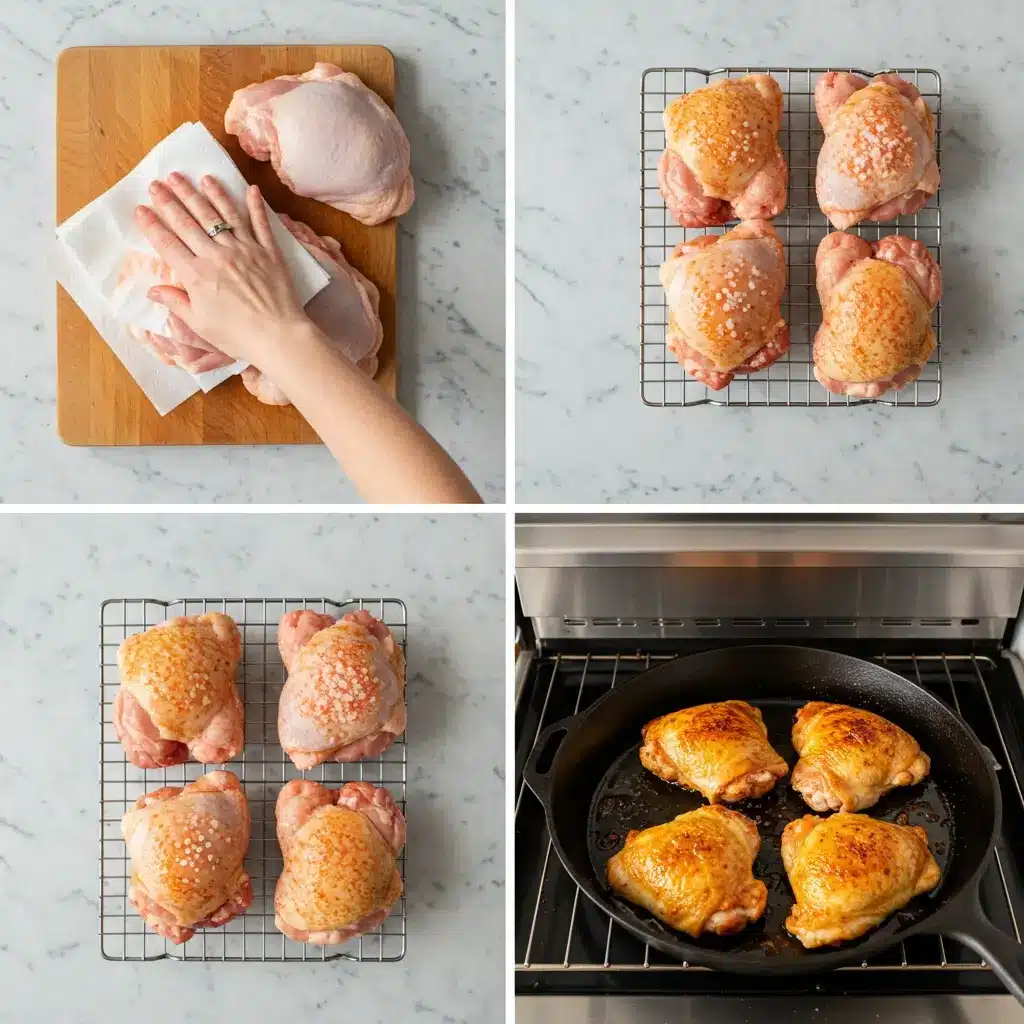 Step-by-step Himalayan pink salt trick with chicken