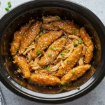 Sweet and sticky honey garlic chicken tenders crockpot
