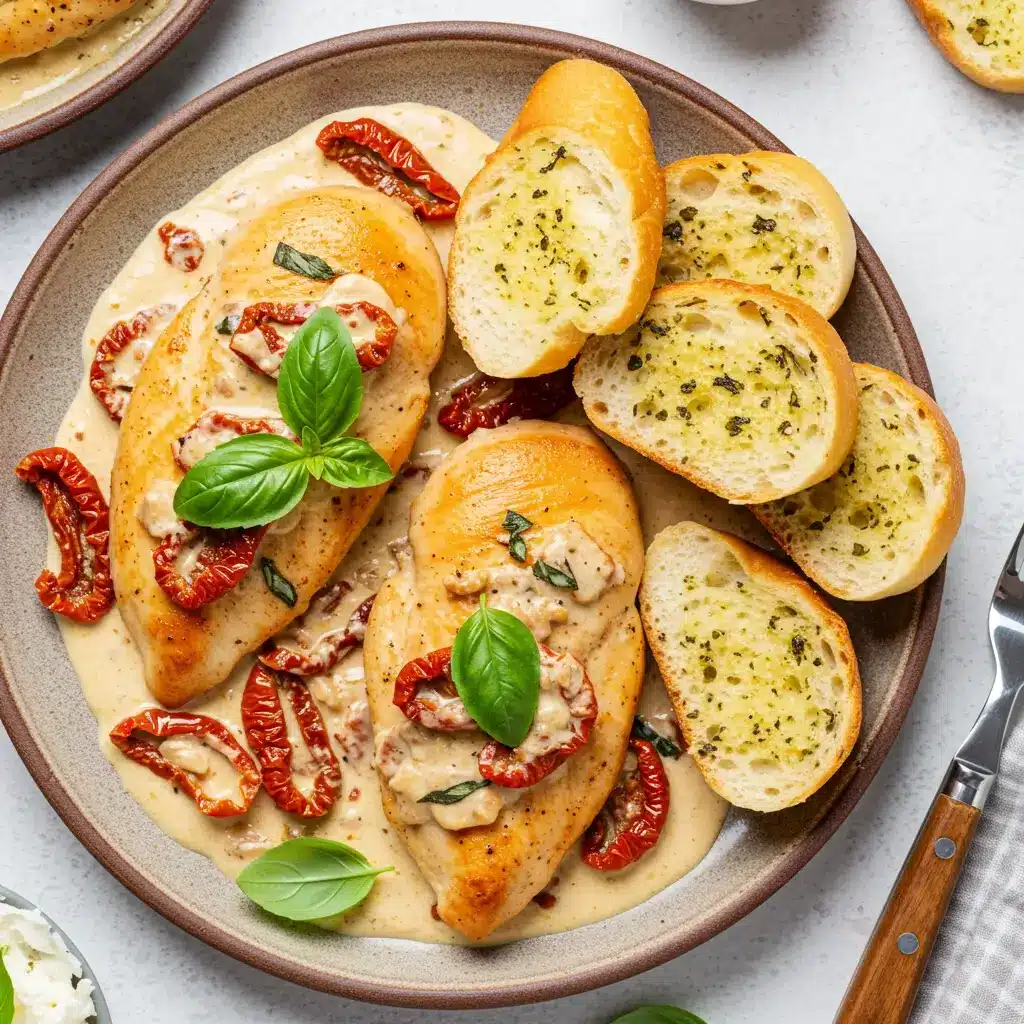 What to serve with Marry Me Chicken including breads and baked sides
