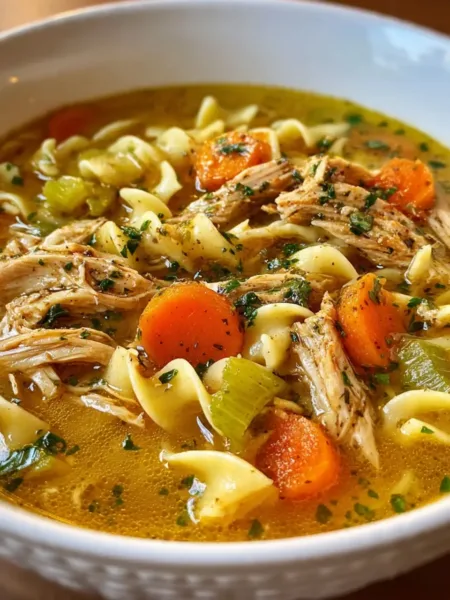 Chicken Noodle Soup From Scratch