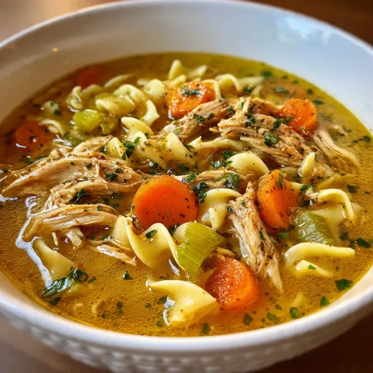 Chicken Noodle Soup From Scratch