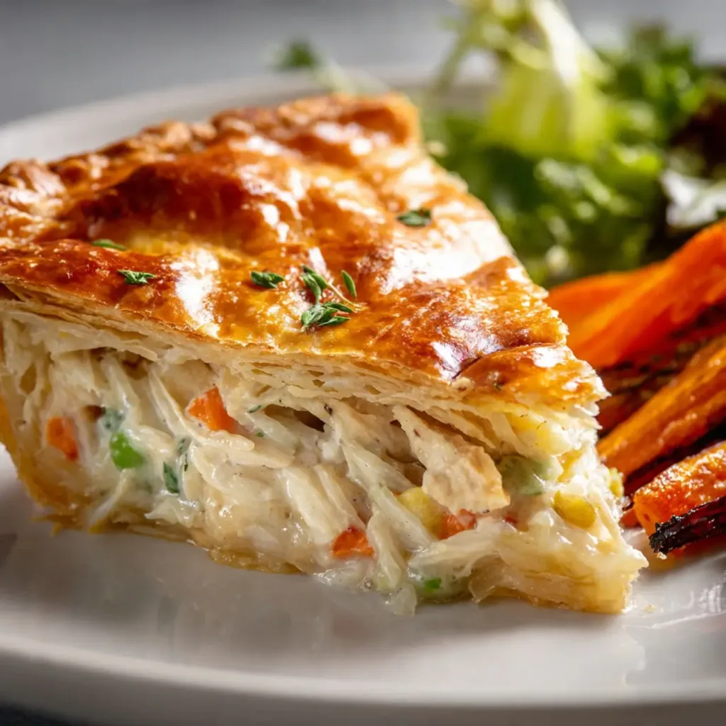 Chicken Pot Pie With Pie Crust Serving