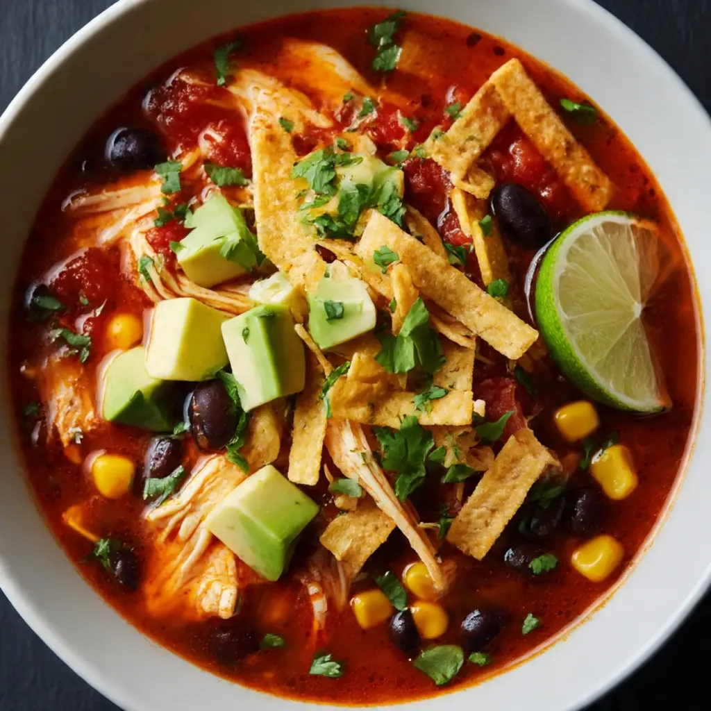 Chicken Tortilla Soup Crock Pot
