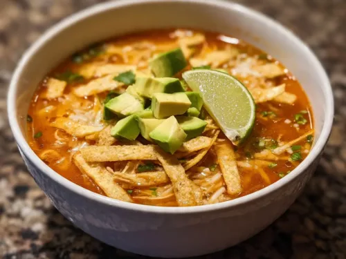 Chicken Tortilla Soup Stove Top