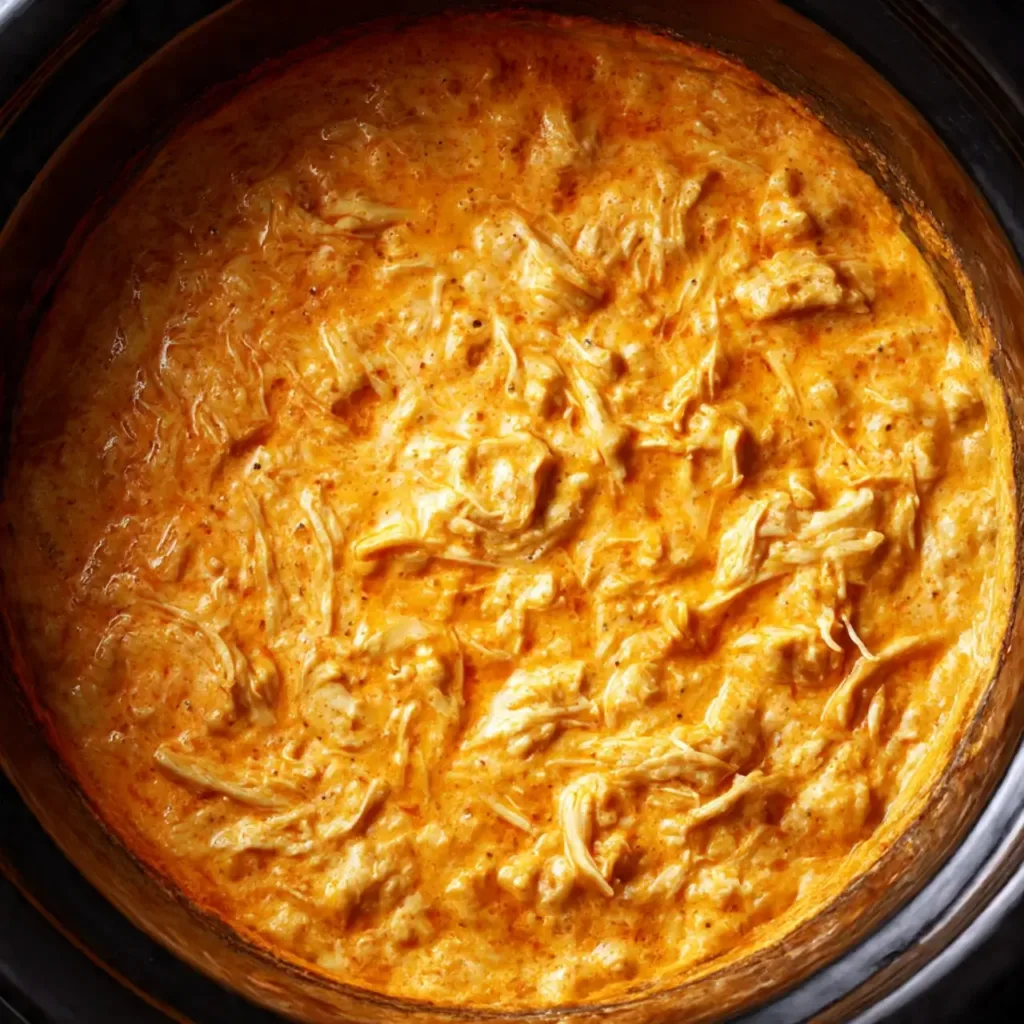 Crockpot Buffalo Chicken Dip