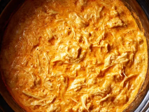 Crockpot Buffalo Chicken Dip