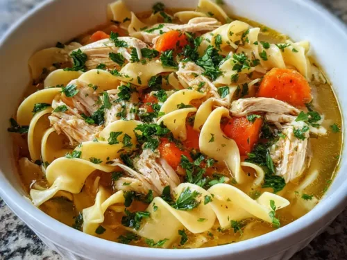 Home Made Chicken Noodle Soup