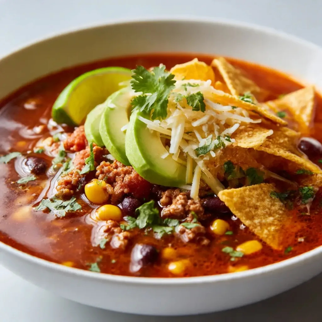 Taco Soup With Ranch Packet Bowl Serving