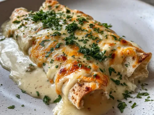 White Chicken Enchiladas