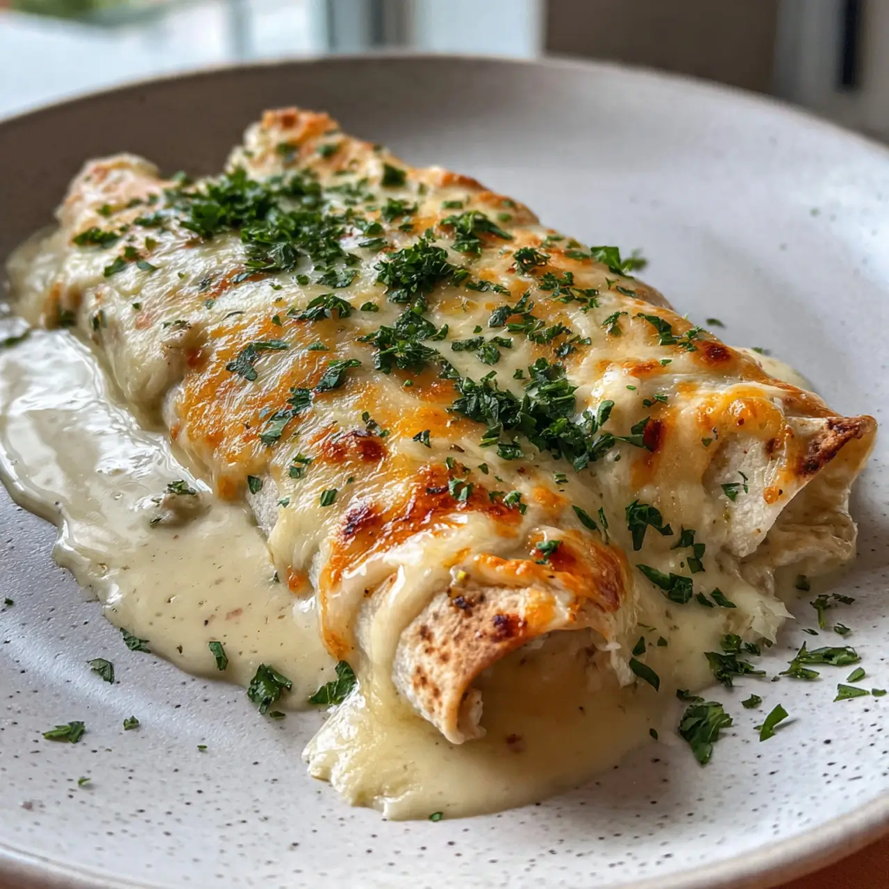 White Chicken Enchiladas