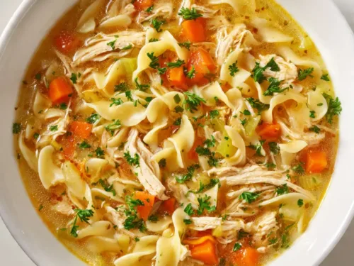 slow cooker chicken noodle soup