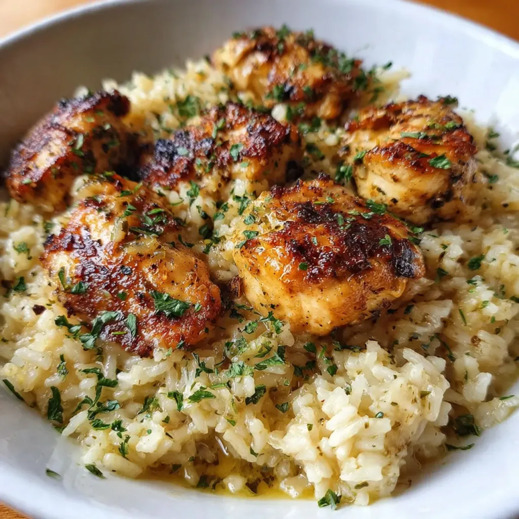 30-Minute Chicken and Rice Skillet Serving