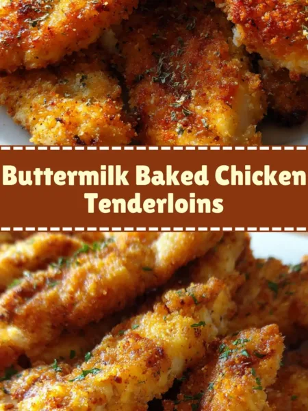 Buttermilk Baked Chicken Tenderloins