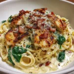 Chicken Carbonara with Spinach