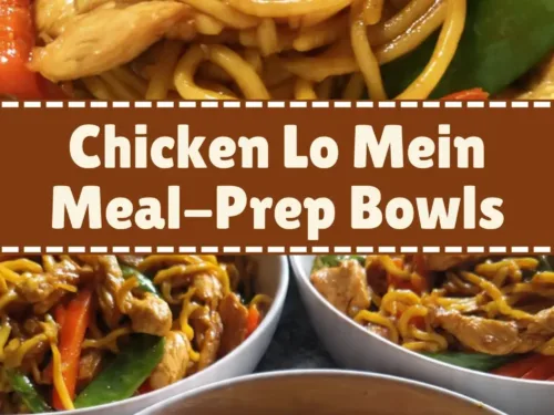 Chicken Lo Mein Meal-Prep Bowls