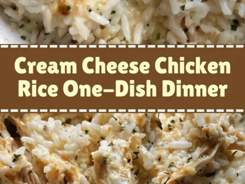 Cream Cheese Chicken and Rice One-Dish Dinner