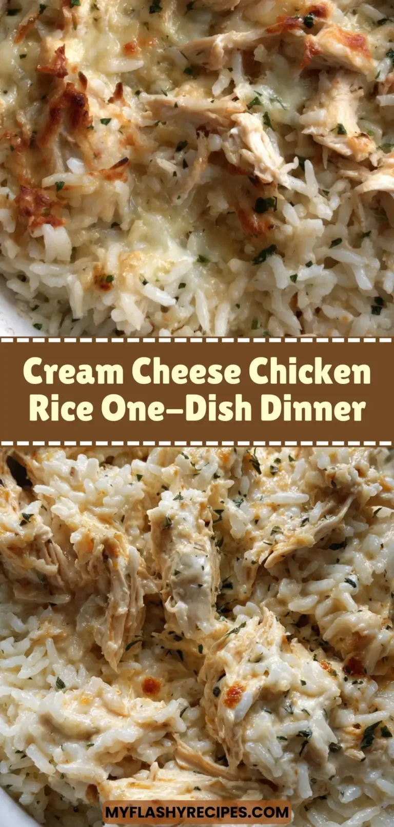 Cream Cheese Chicken and Rice One-Dish Dinner