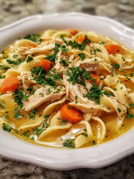 Creamy Chicken Noodle Soup