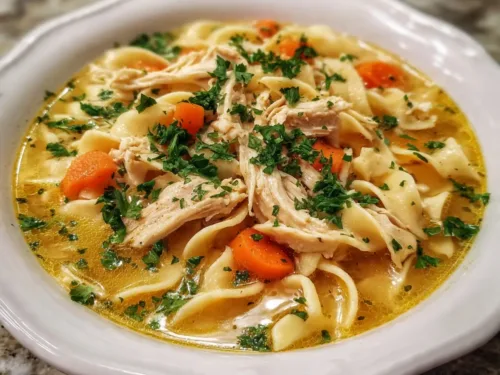 Creamy Chicken Noodle Soup