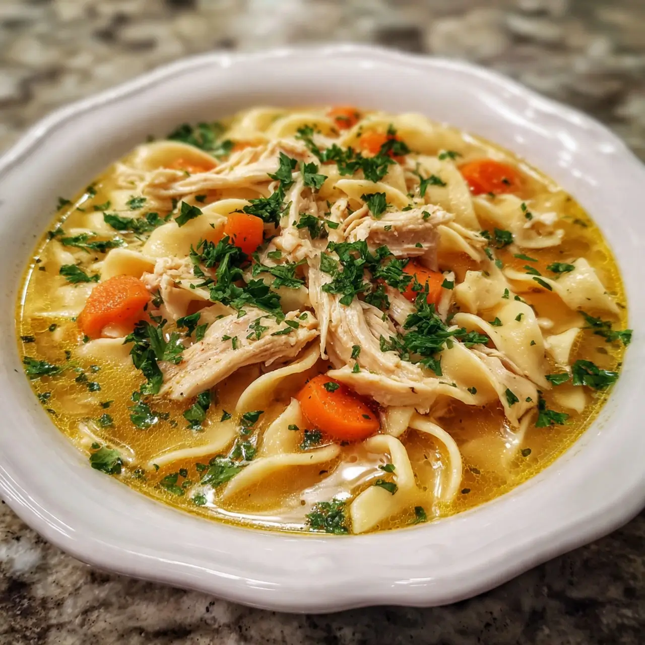 Creamy Chicken Noodle Soup