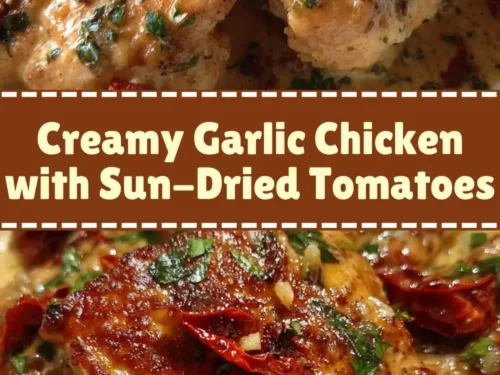 Creamy Garlic Chicken with Sun-Dried Tomatoes