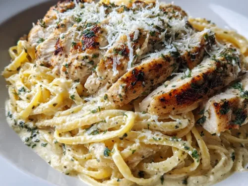 Creamy Garlic Herb Chicken Pasta