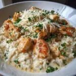Creamy Parmesan Chicken and Rice One Pot