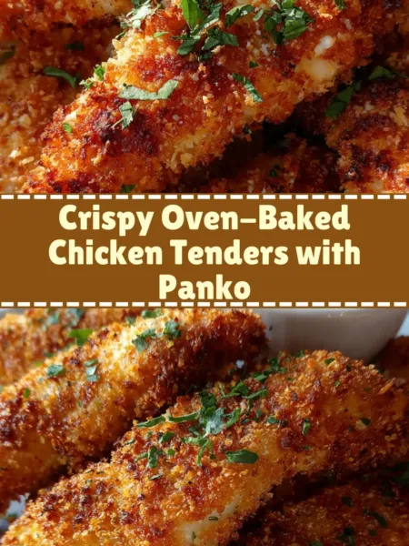 Crispy Oven-Baked Chicken Tenders with Panko