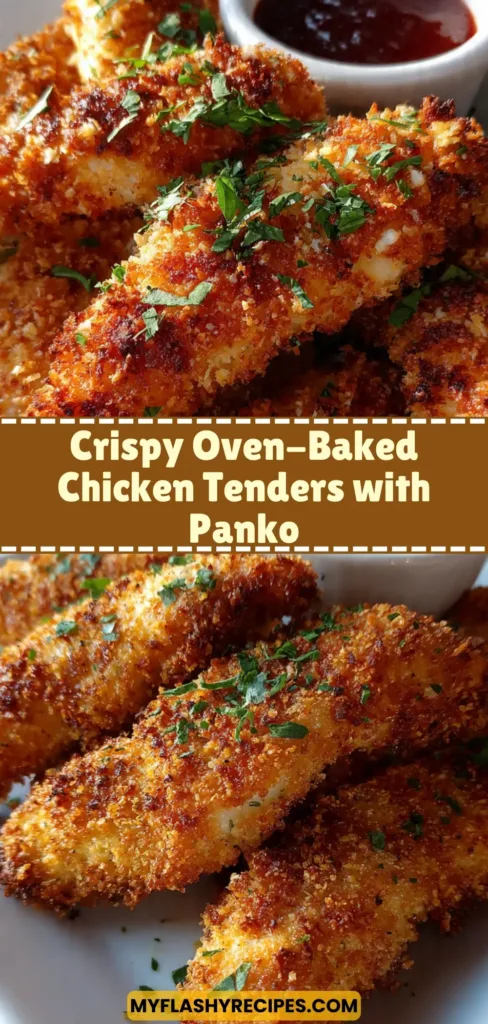 Crispy Oven-Baked Chicken Tenders with Panko