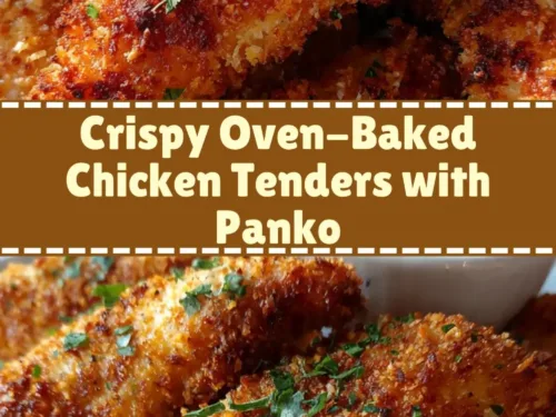 Crispy Oven-Baked Chicken Tenders with Panko