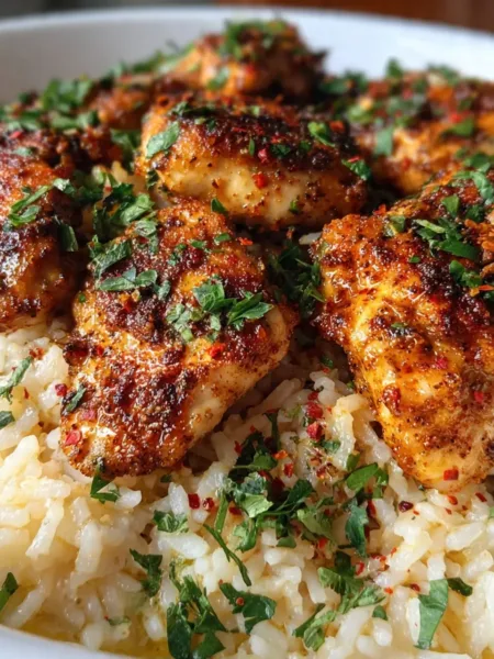 Easy Cajun Chicken and Rice Skillet