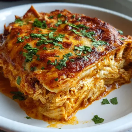 Easy Chicken Enchilada Casserole