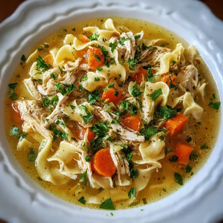 Easy Crockpot Chicken Noodle Soup Grandma Style