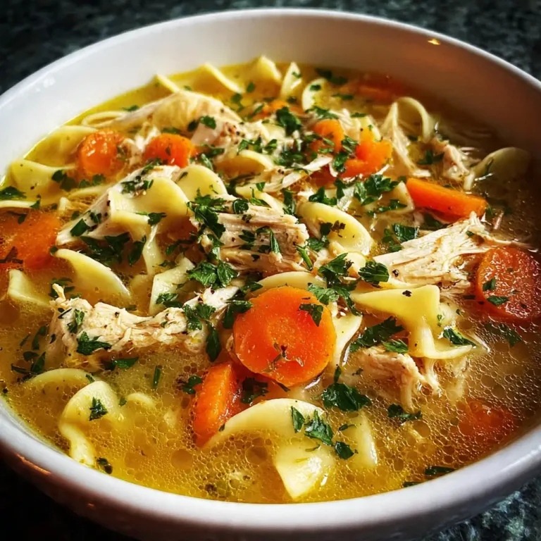 Easy Weeknight Chicken Noodle Soup