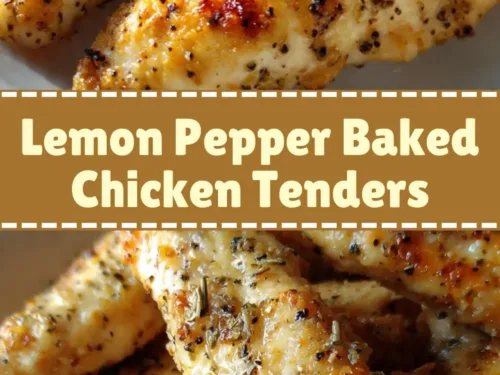 Lemon Pepper Baked Chicken Tenders