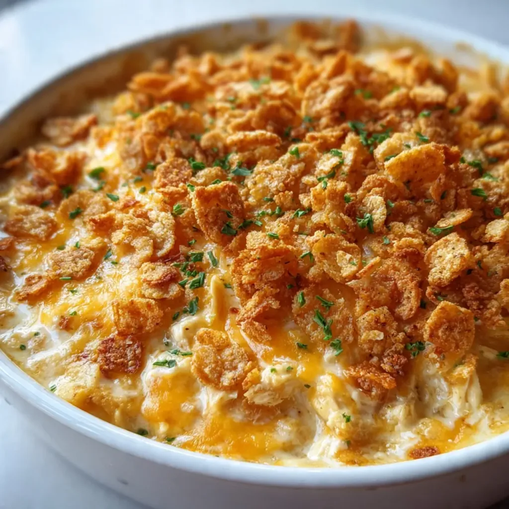 Million Dollar Chicken Casserole serving
