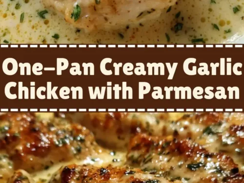 One-Pan Creamy Garlic Chicken with Parmesan