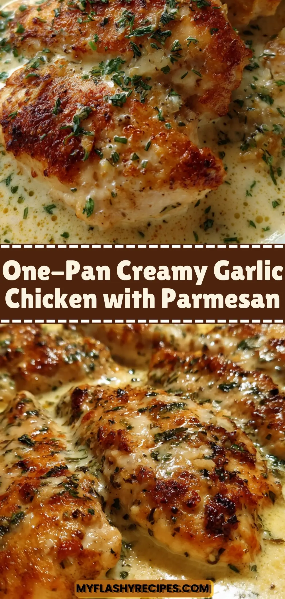One-Pan Creamy Garlic Chicken with Parmesan