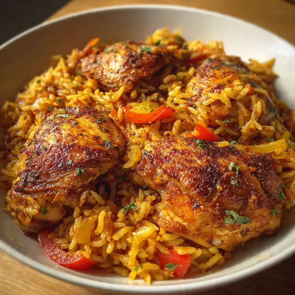 One‑Pot Cajun Chicken and Rice