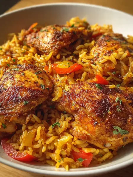 One‑Pot Cajun Chicken and Rice