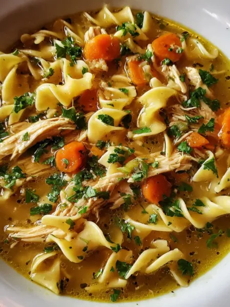 Panera-Style Chicken Noodle Soup