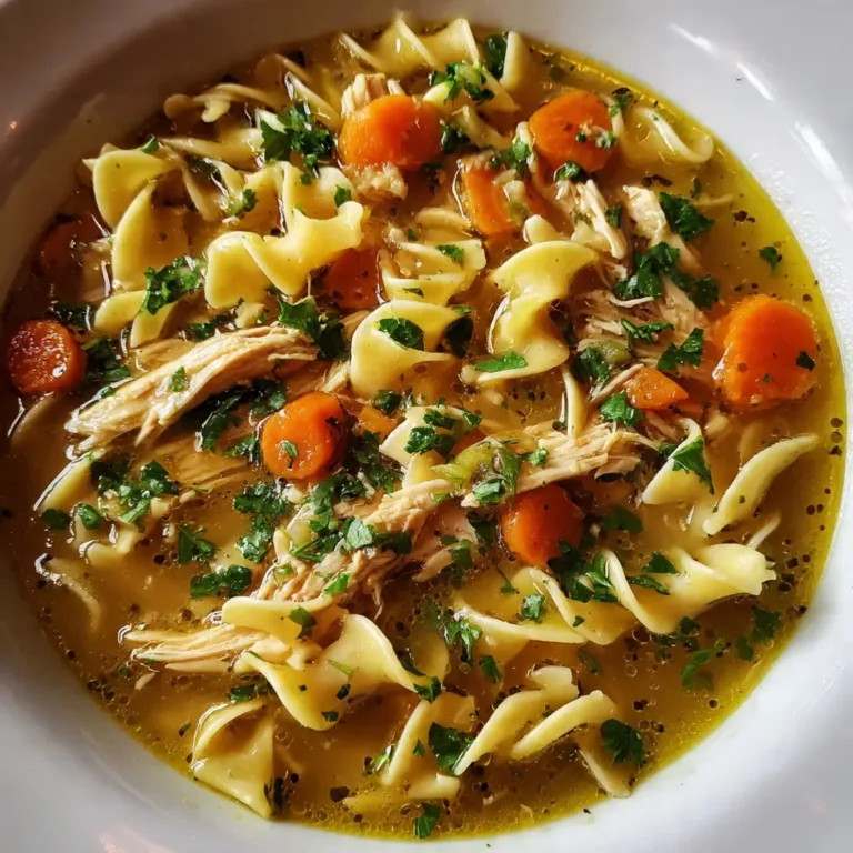 Panera-Style Chicken Noodle Soup