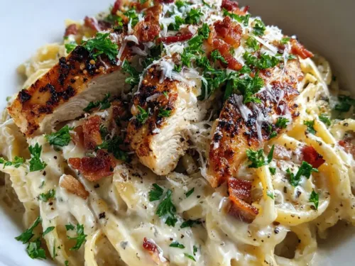 Parmesan Cream Chicken Carbonara