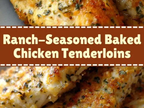 Ranch-Seasoned Baked Chicken Tenderloins