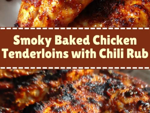 Smoky Baked Chicken Tenderloins with Chili Rub